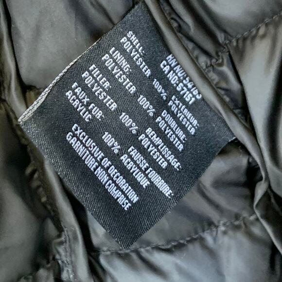 MARC NEW YORK Black Eleanor Mock Neck Full-Zip Faux-Fur Hooded Quilted Jacket - Picture 10 of 13